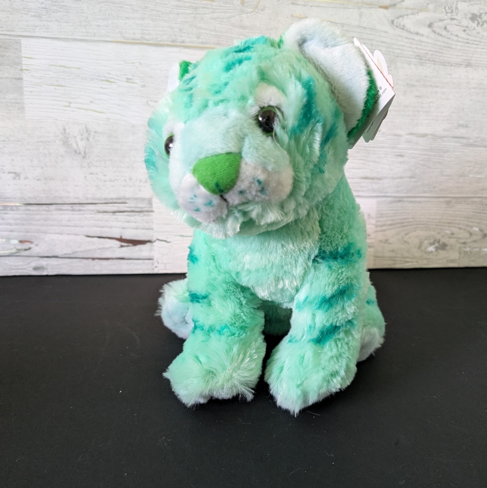Green Plush Tiger Toy